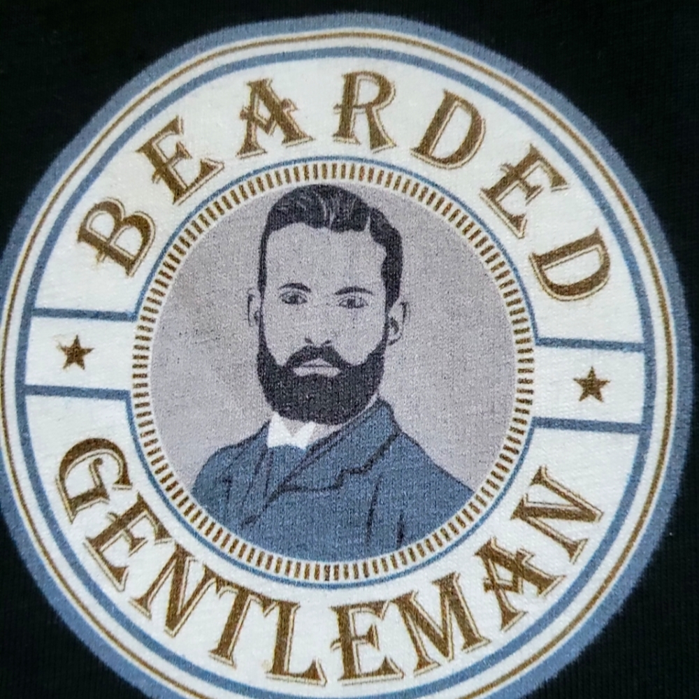 New Black Bearded Gentleman t-shirt size medium short sleeve